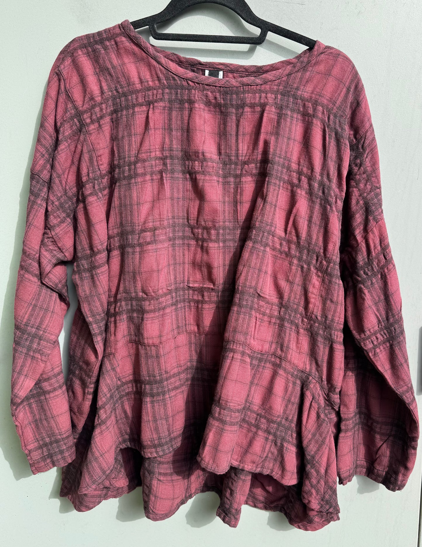 Long Sleeve Flounce Pull