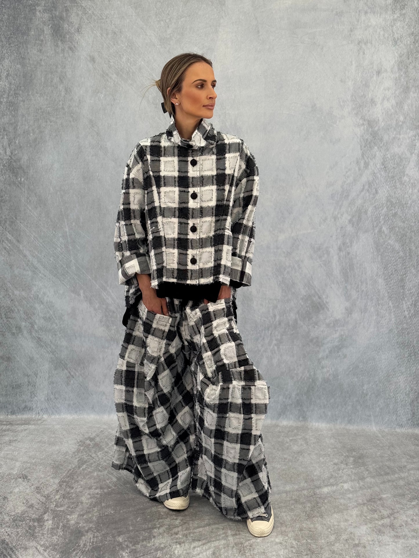 Crop Mock Welt Jacket