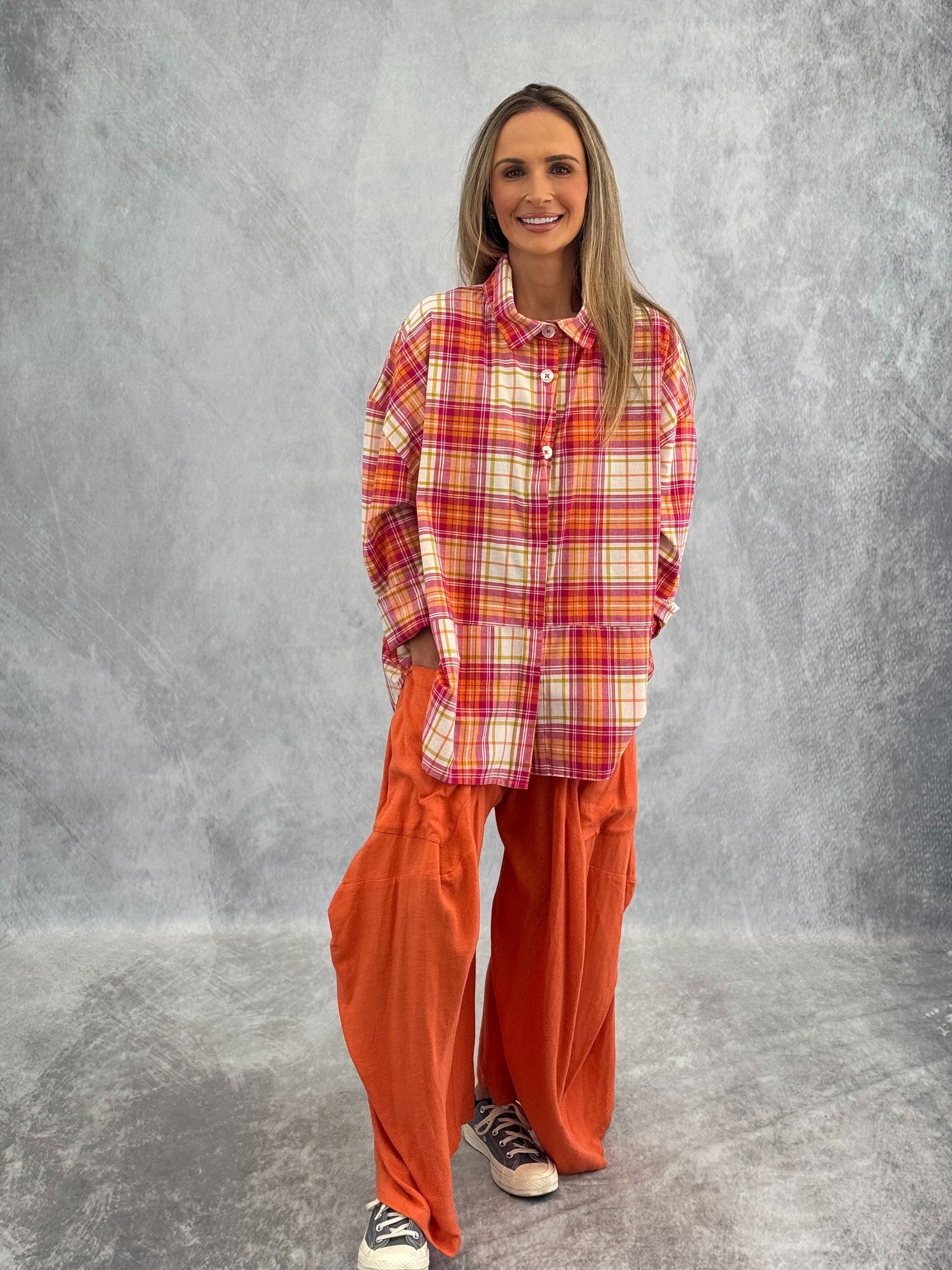 Long Sleeve Banded Cappy Shirt