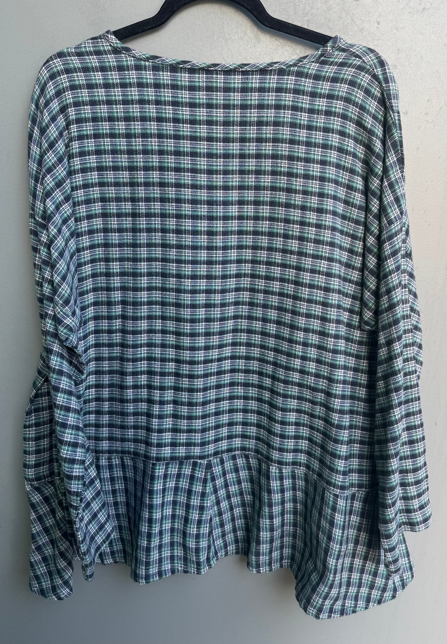 Long Sleeve Flounce Pull