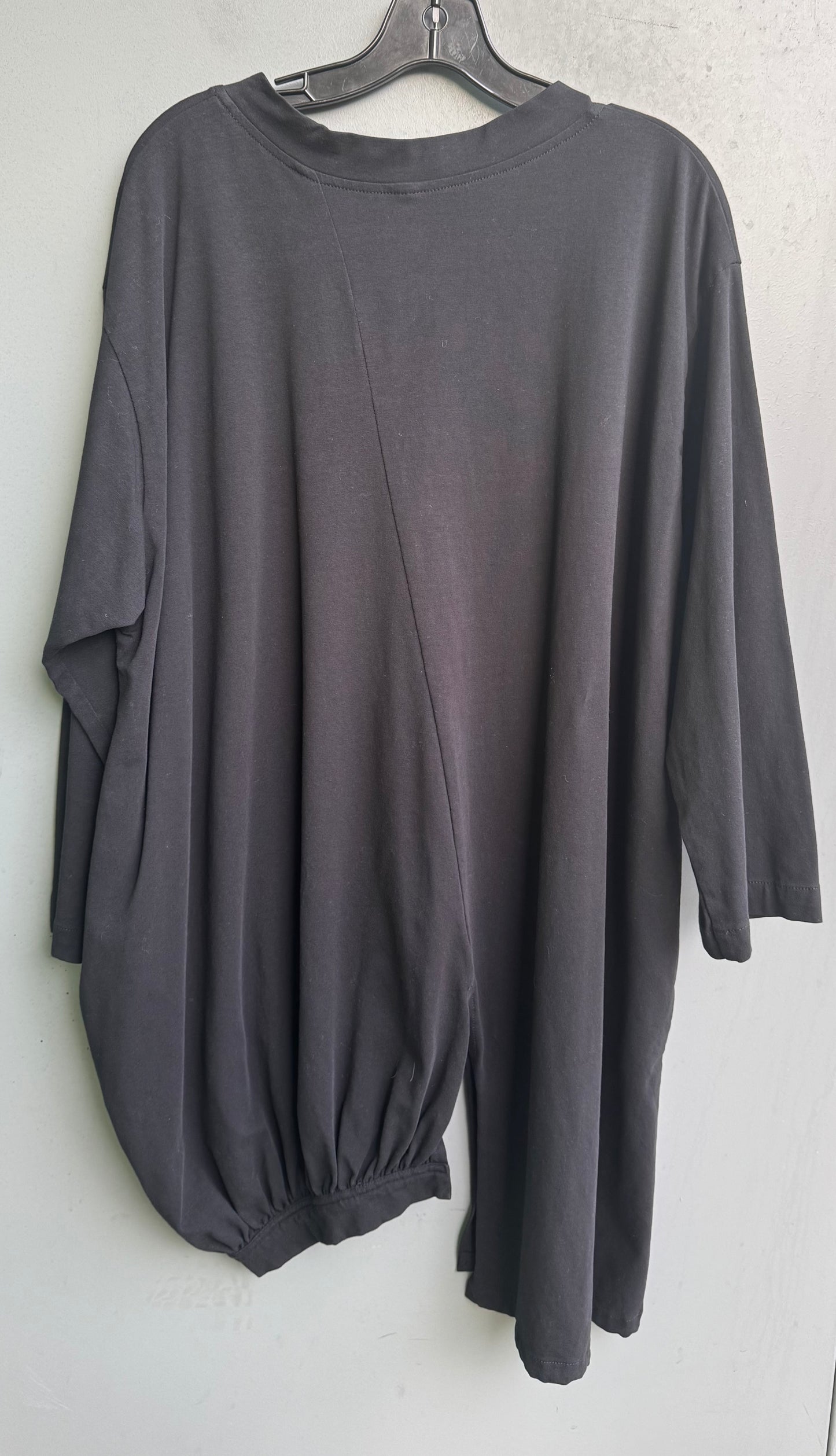 Banded Bottom Ruched Hi Lo