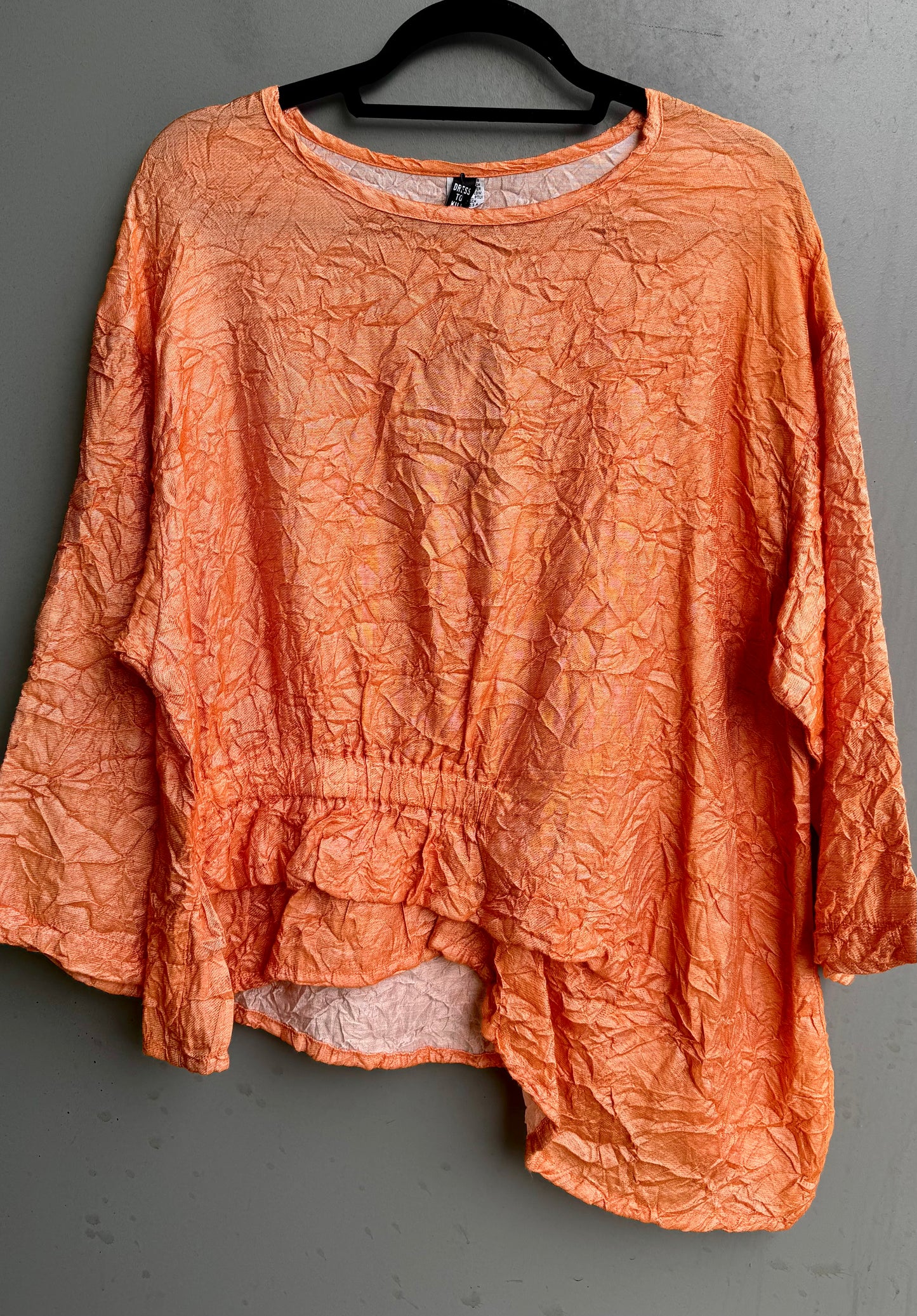 Long Sleeve Elastic Bottom Pull