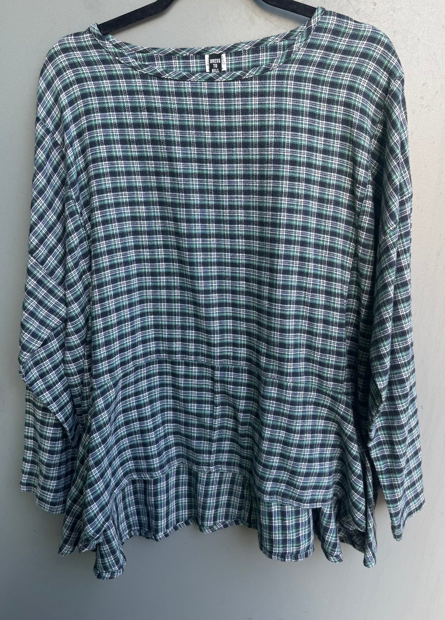 Long Sleeve Flounce Pull