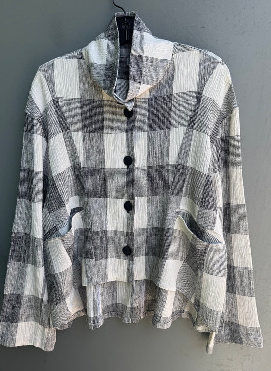 Crop Mock Welt Jacket