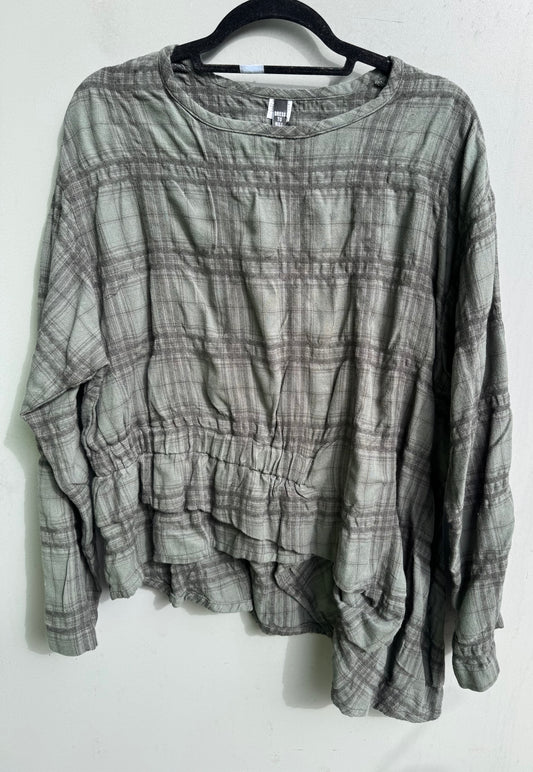 Long Sleeve Elastic Bottom Pull