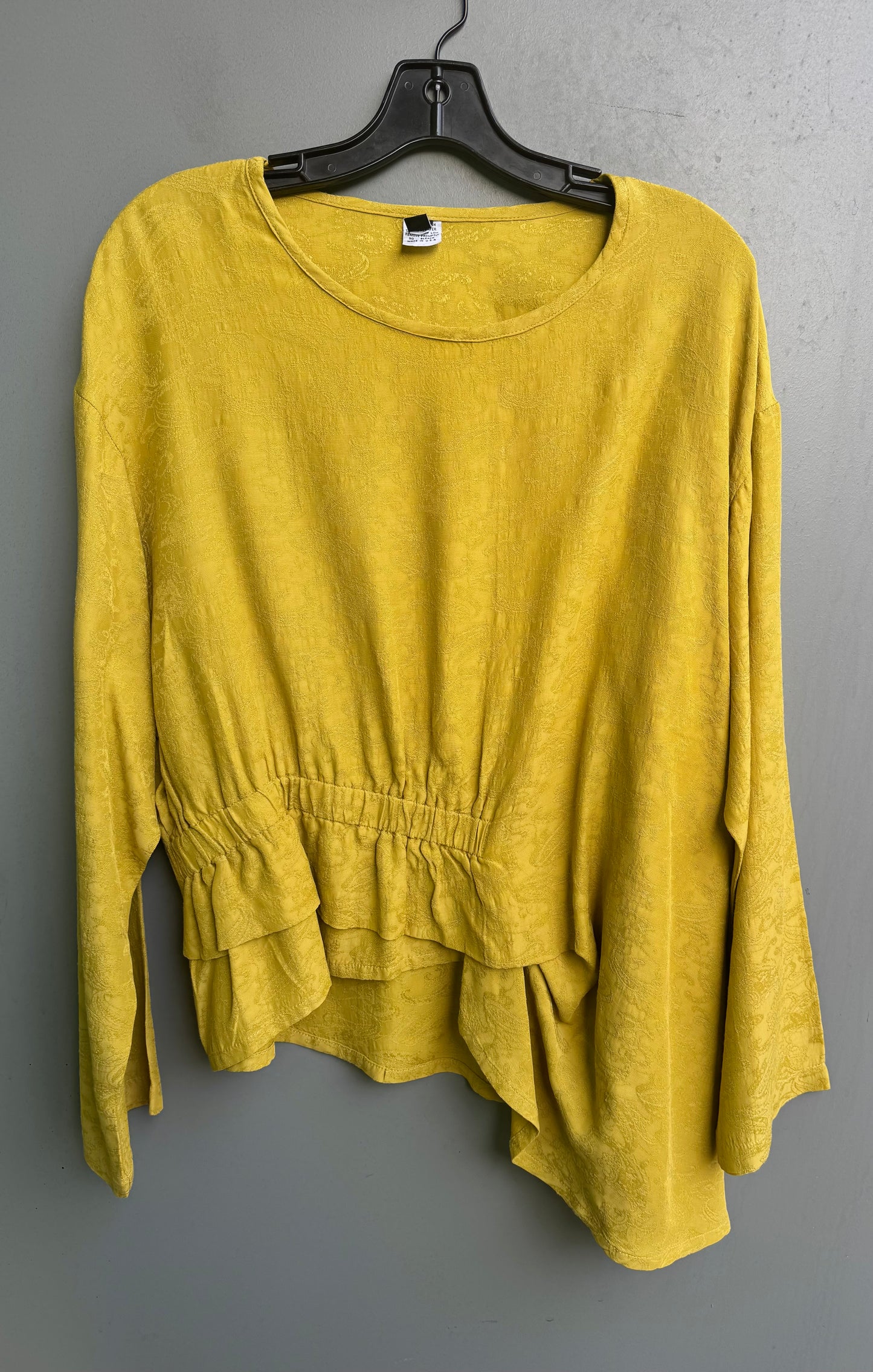 Long Sleeve Elastic Bottom Pull