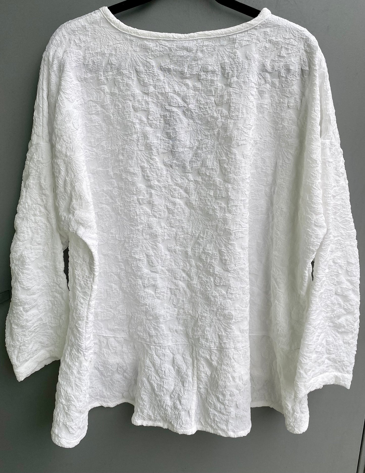 Long Sleeve Flounce Pull