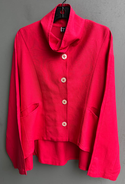 Crop Mock Welt Jacket