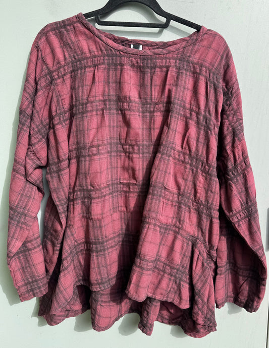 Long Sleeve Flounce Pull