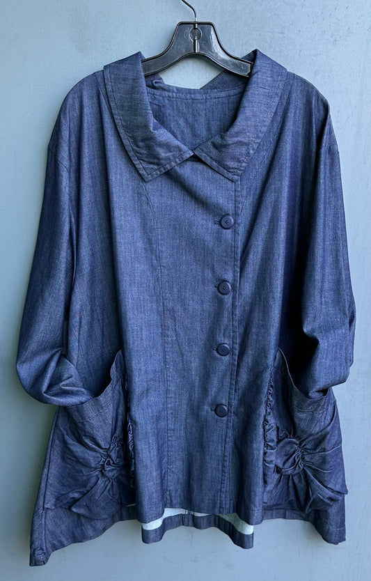 Twisted Pocket Jacket