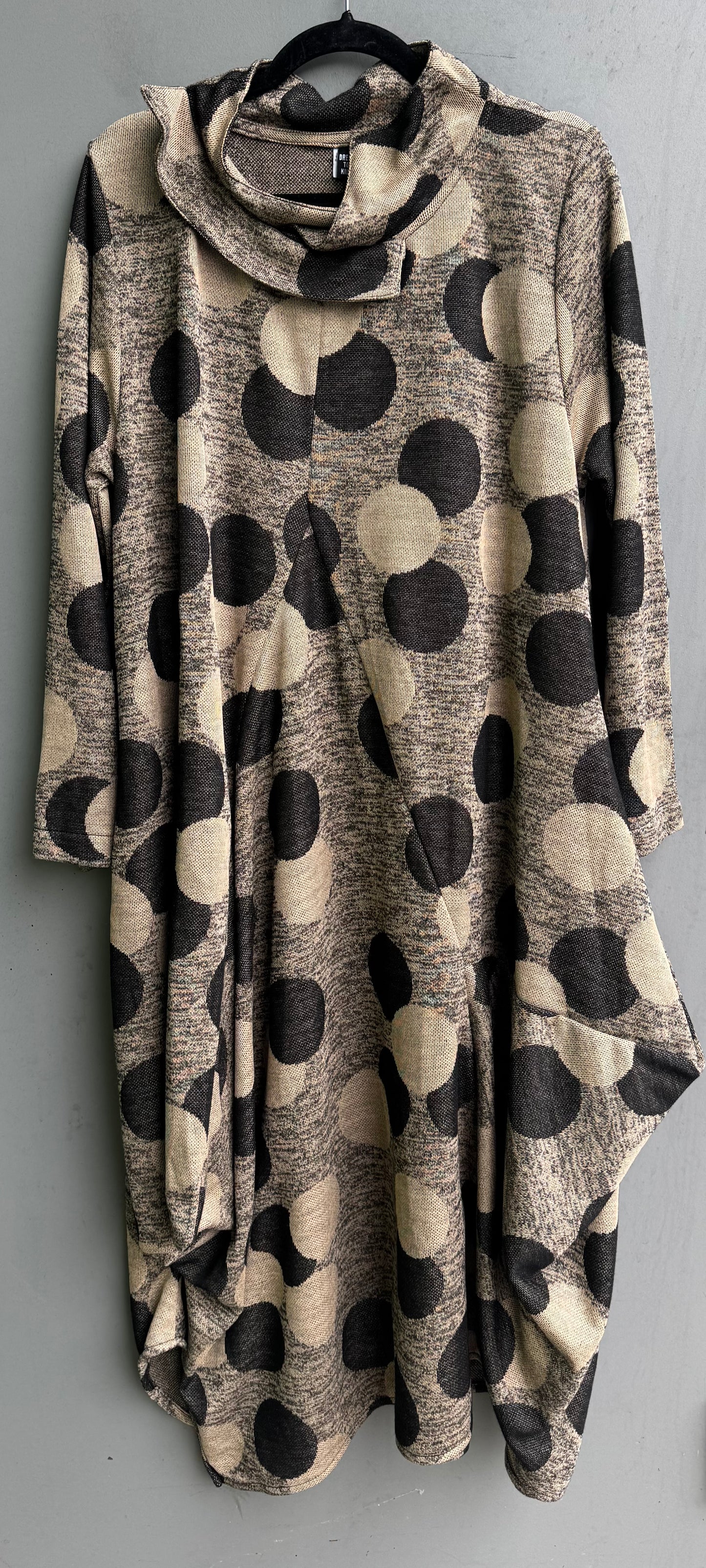 Long Sleeve Criss Cross Glamour Dress