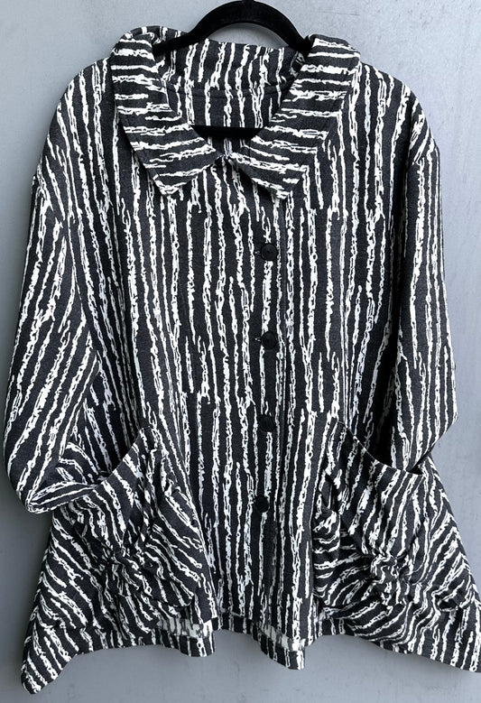 Twisted Pocket Jacket
