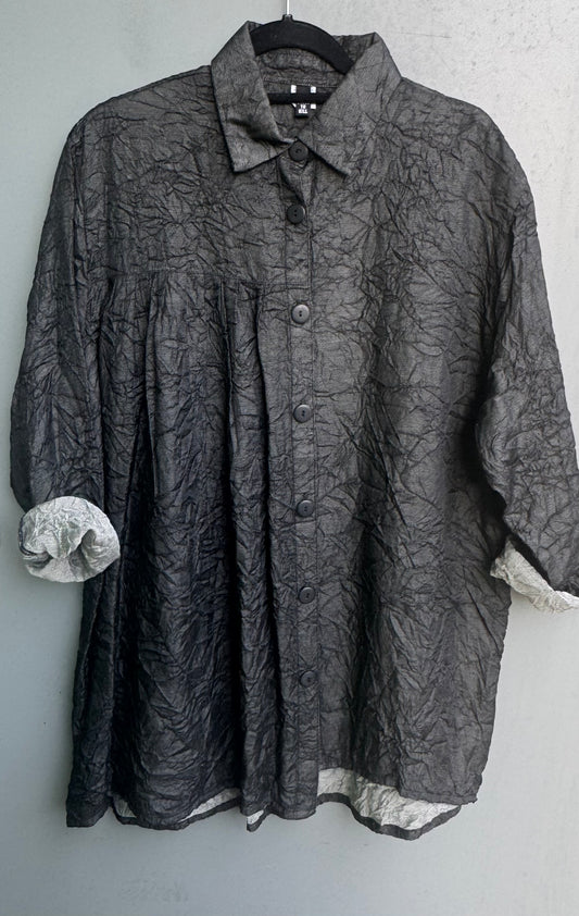 Side Pleat Tunic Shirt