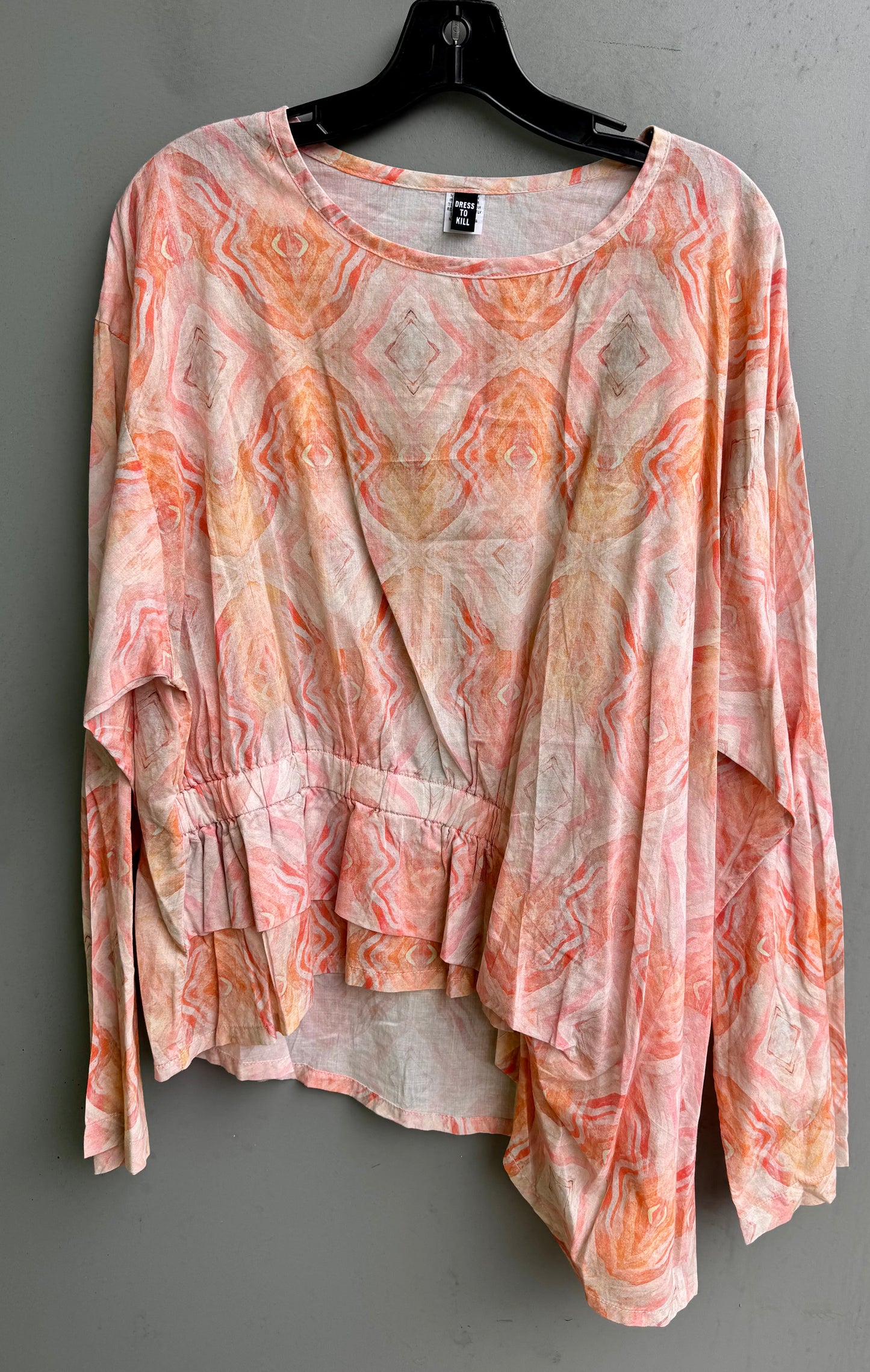 Long Sleeve Elastic Bottom Pull