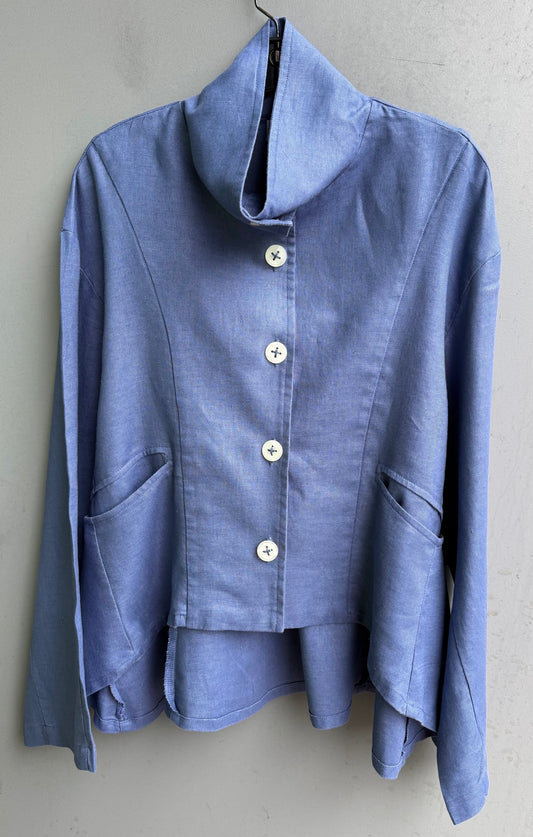 Crop Mock Welt Jacket