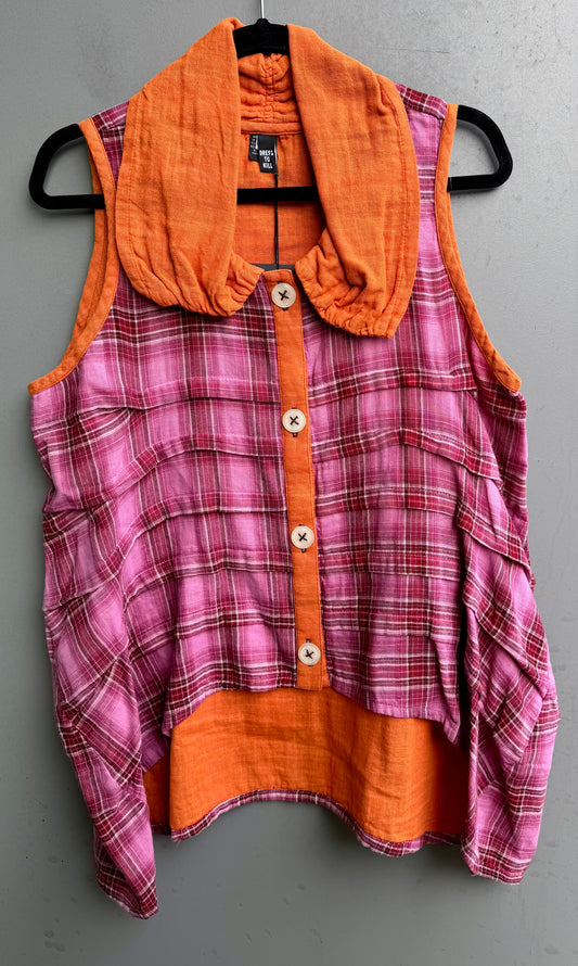 Multi Tuck Vest