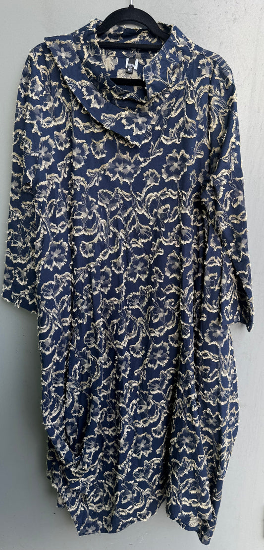 Long Sleeve Criss Cross Glamour Dress