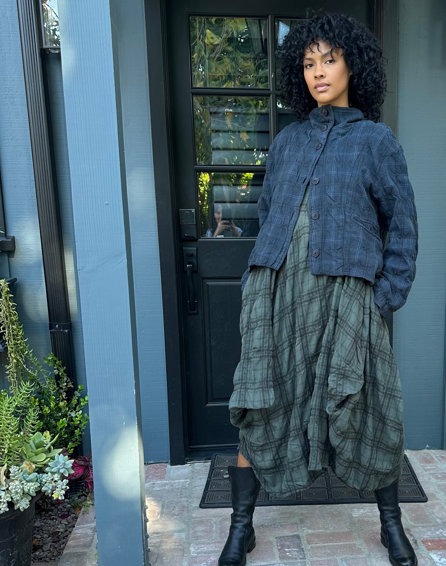 Crop Mock Welt Jacket