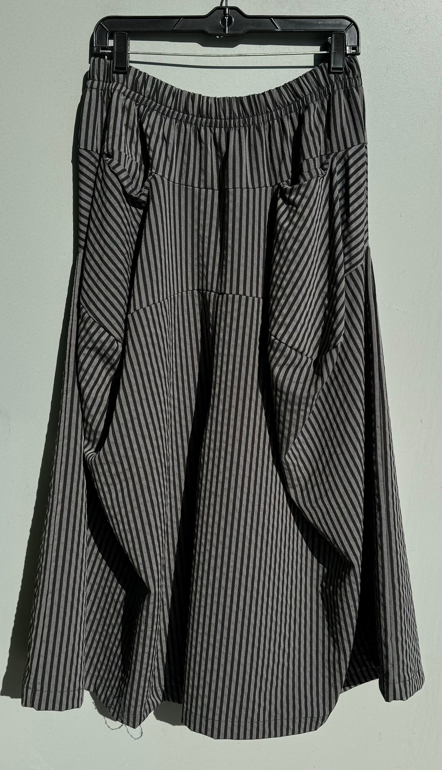 Welt Pocket Pant Grey Black Stripe