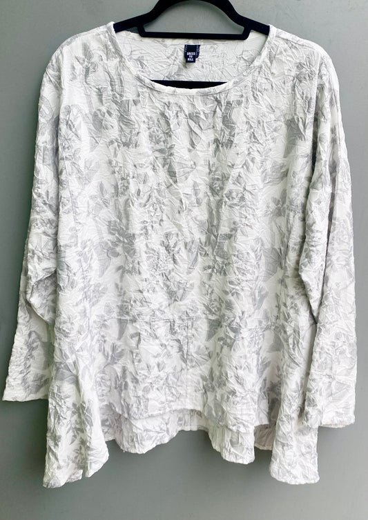 Long Sleeve Flounce Pull