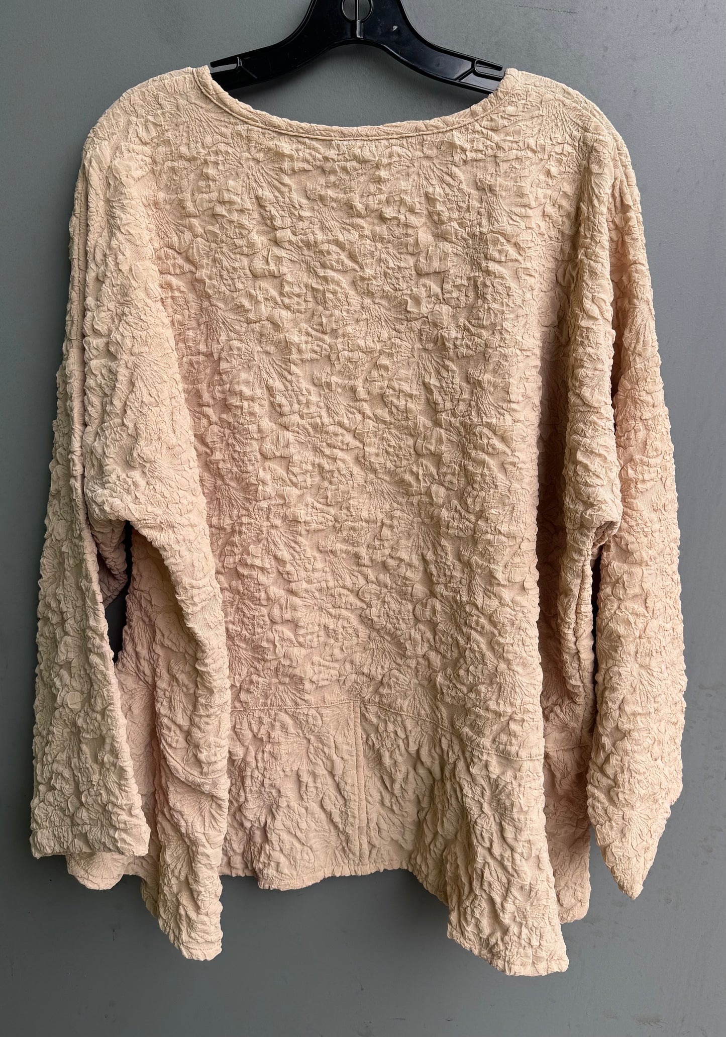 Long Sleeve Flounce Pull