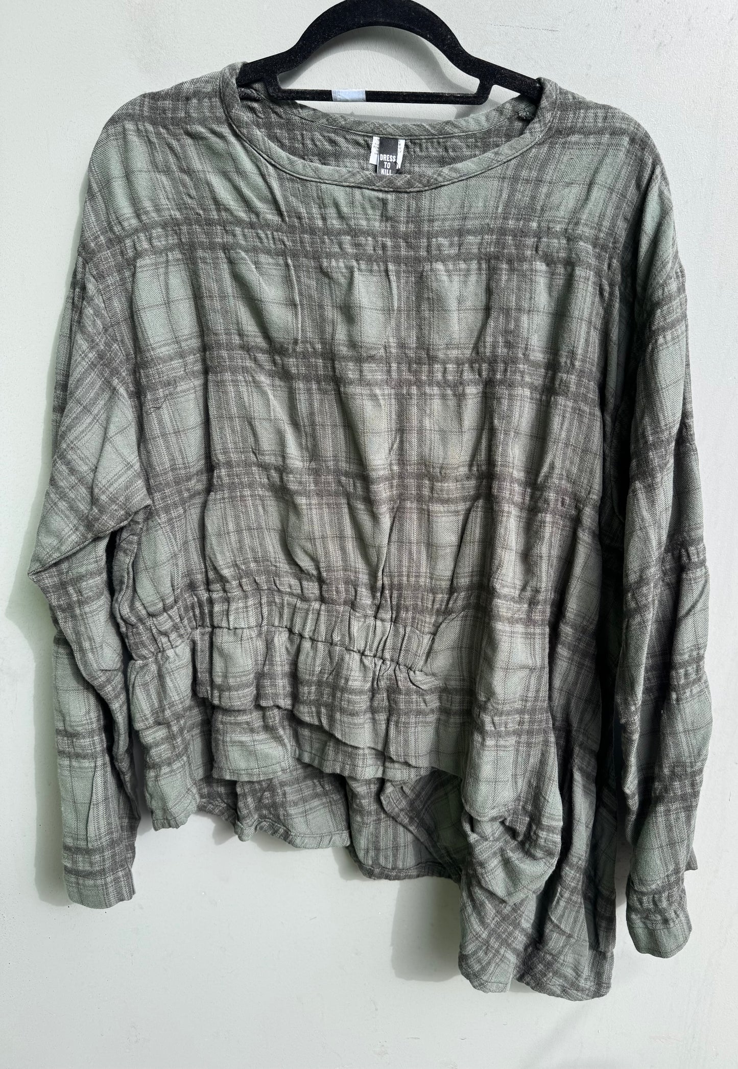 Long Sleeve Elastic Bottom Pull
