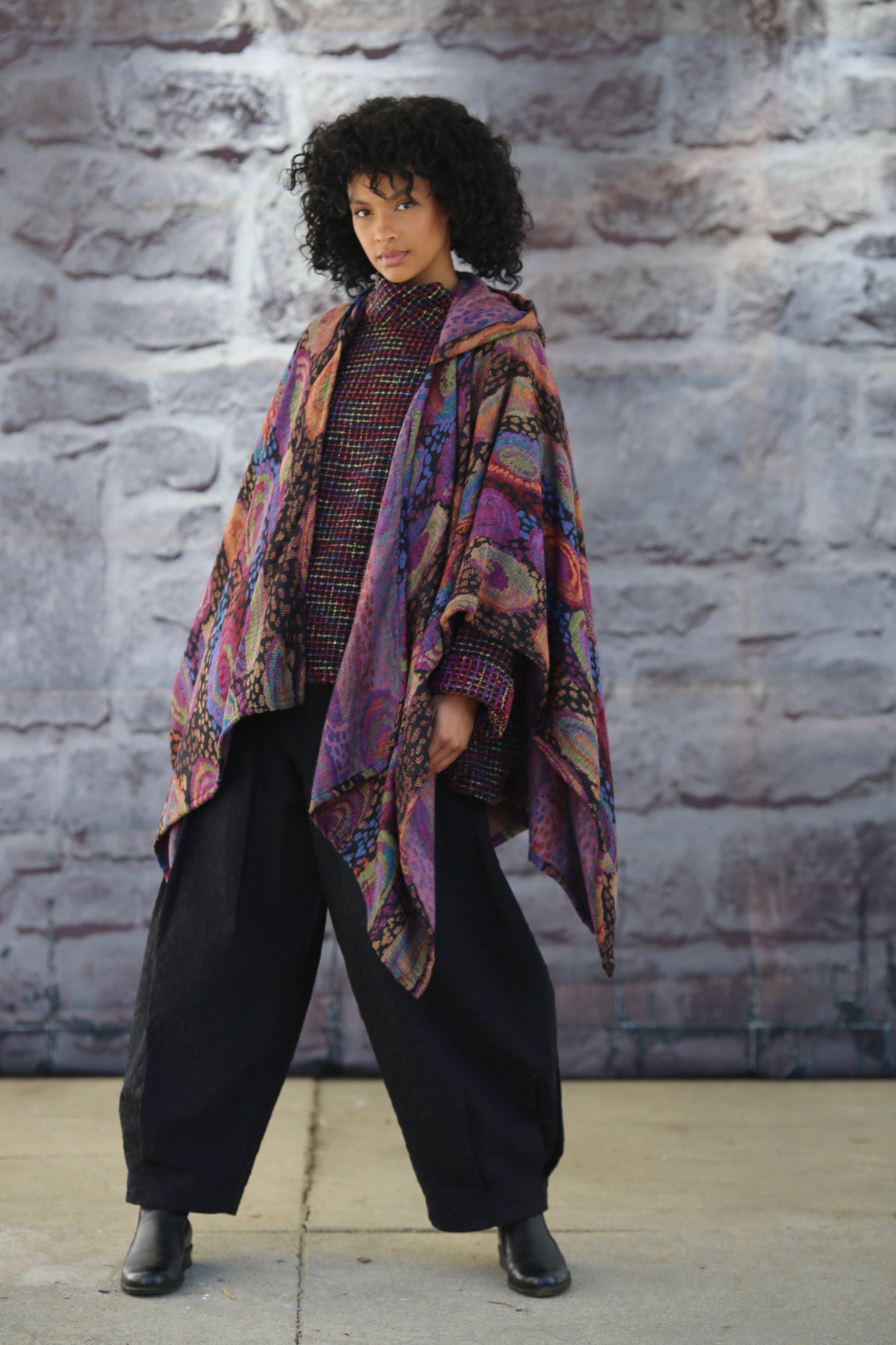 Hooded Poncho