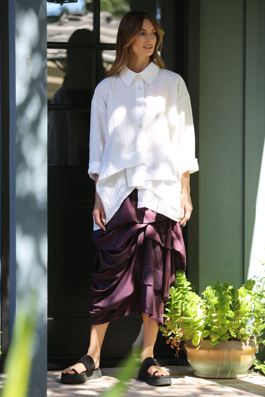Multi Tuck Skirt