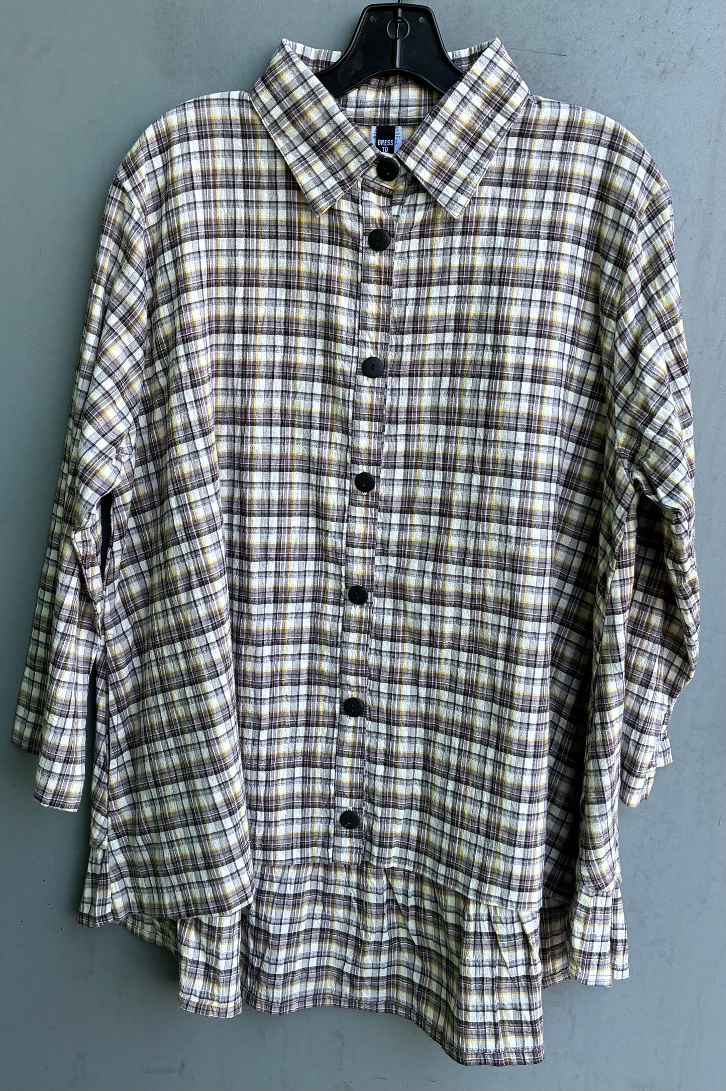 Layer Ruffle Back Shirt