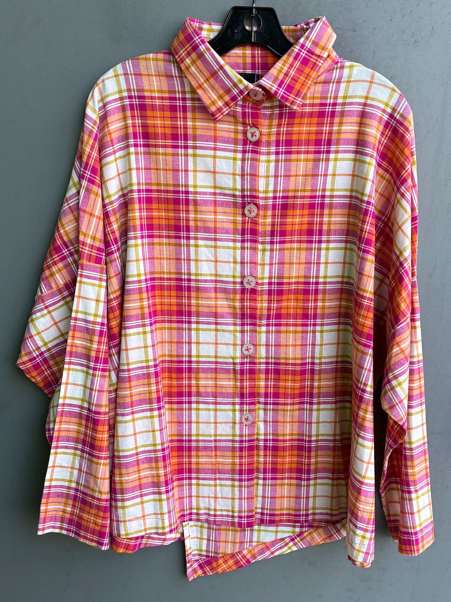 Long Sleeve Cross Back Cappy Shirt