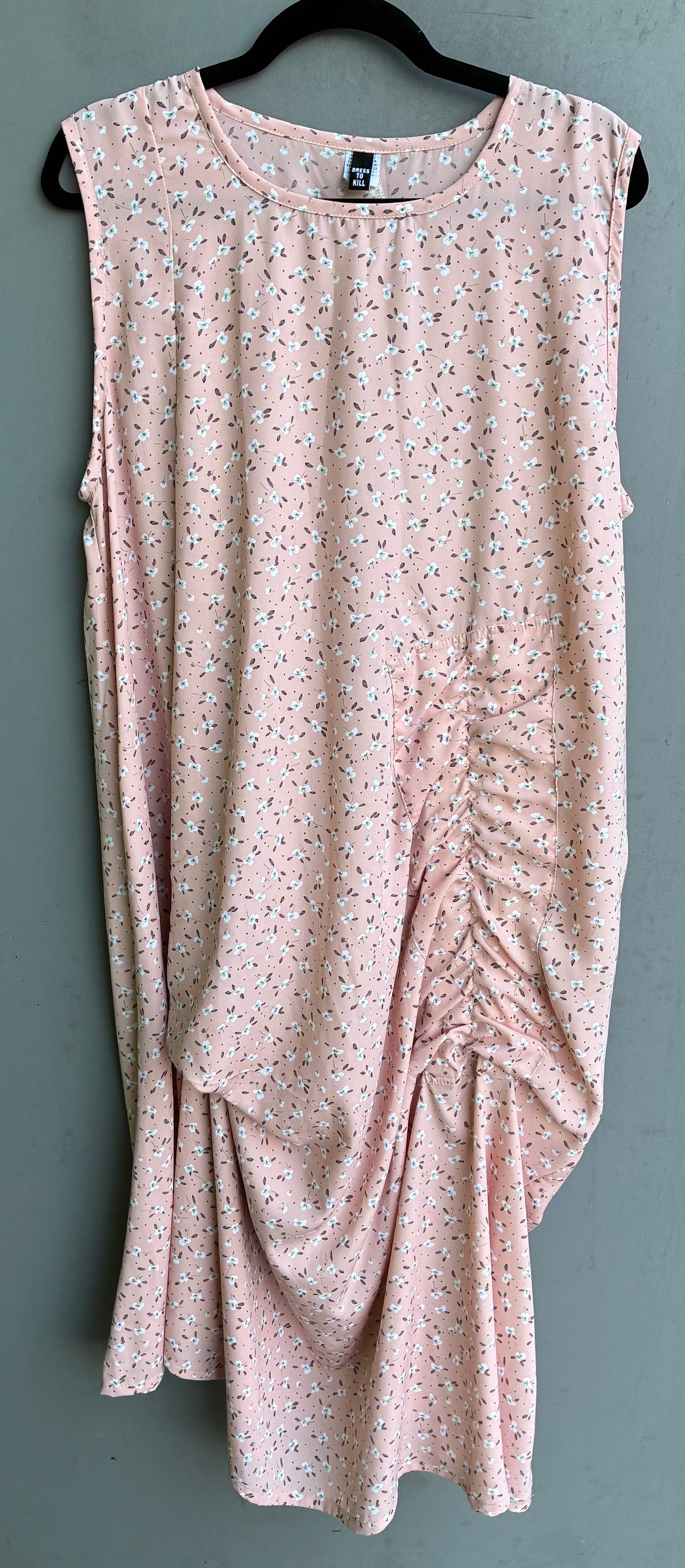 Ruched Elastic Dress