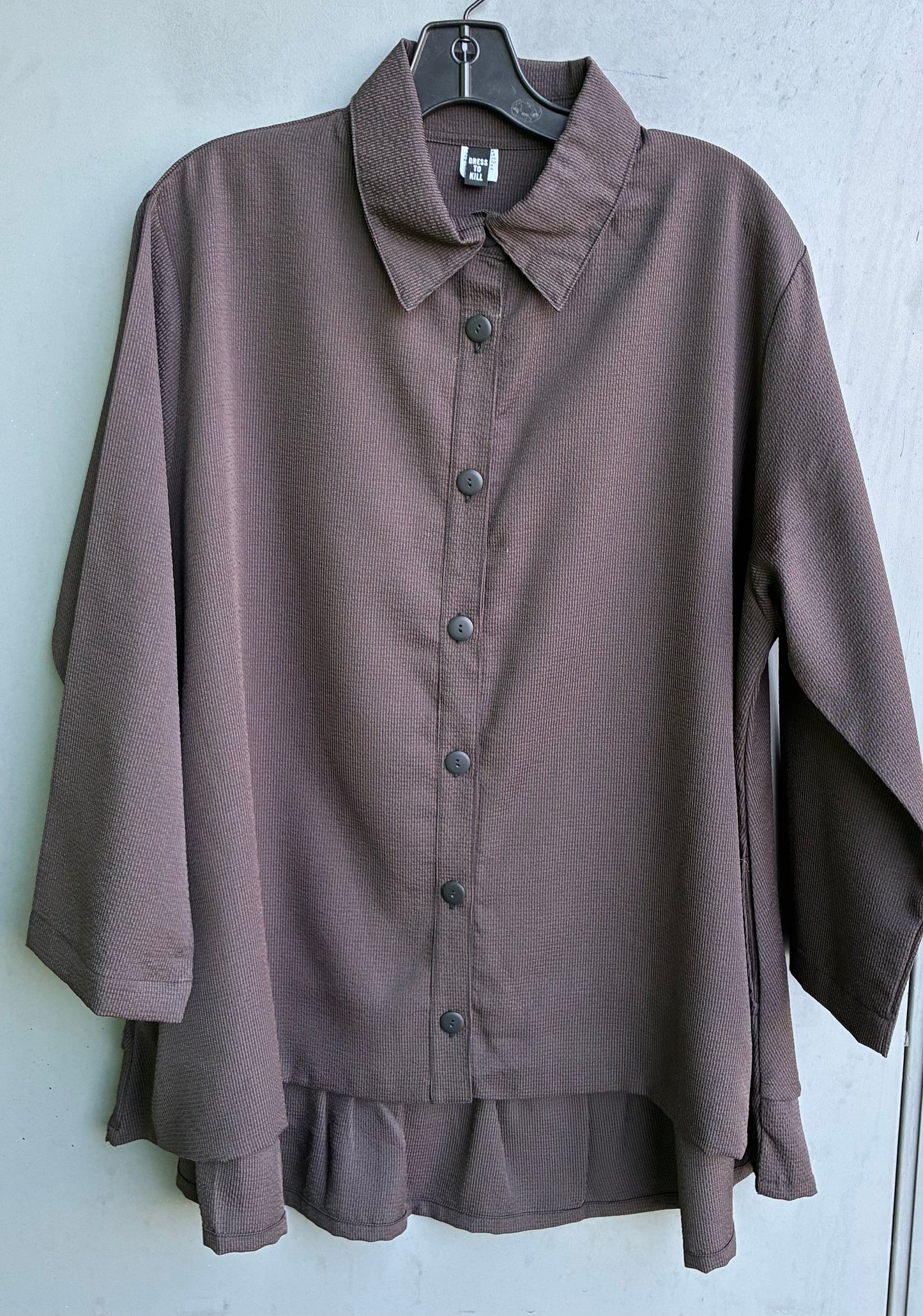 Layer Ruffle Back Shirt