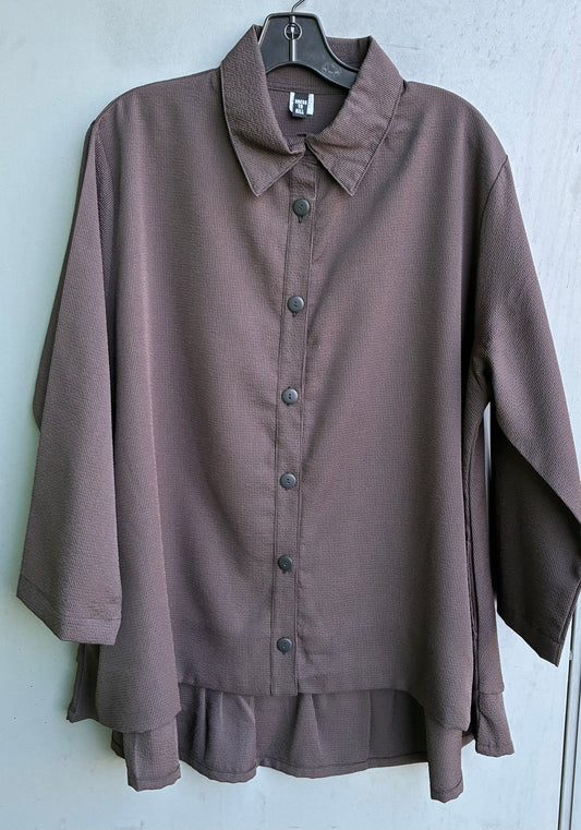 Layer Ruffle Back Shirt