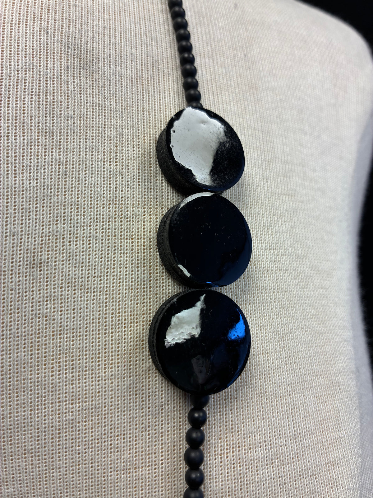 Gloss Black Onyx Necklace