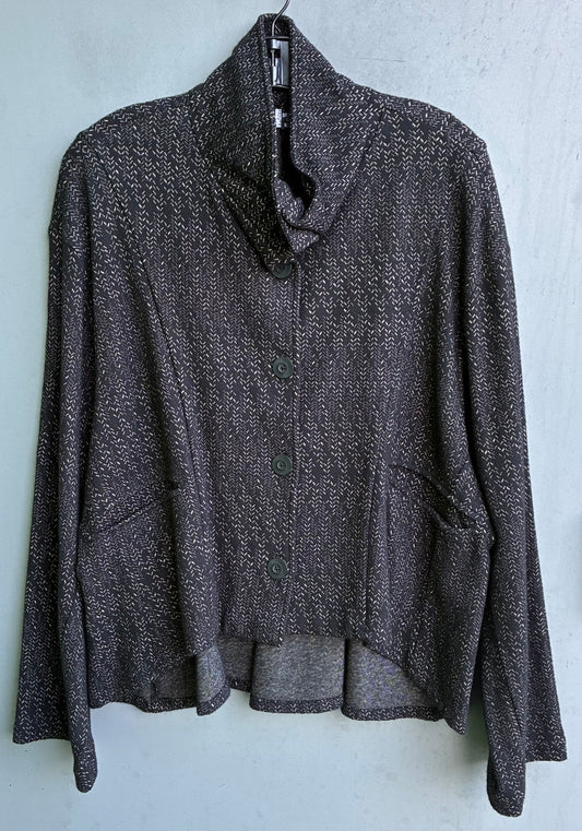 Crop Mock Welt Jacket