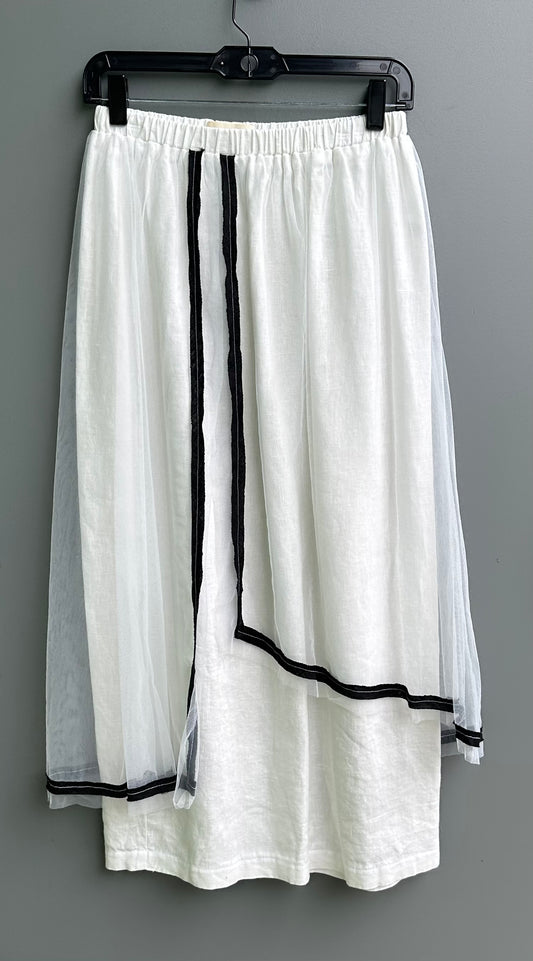 Linen Tulle Skirt