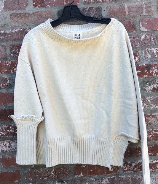 PLANET RIBBED SWEATER