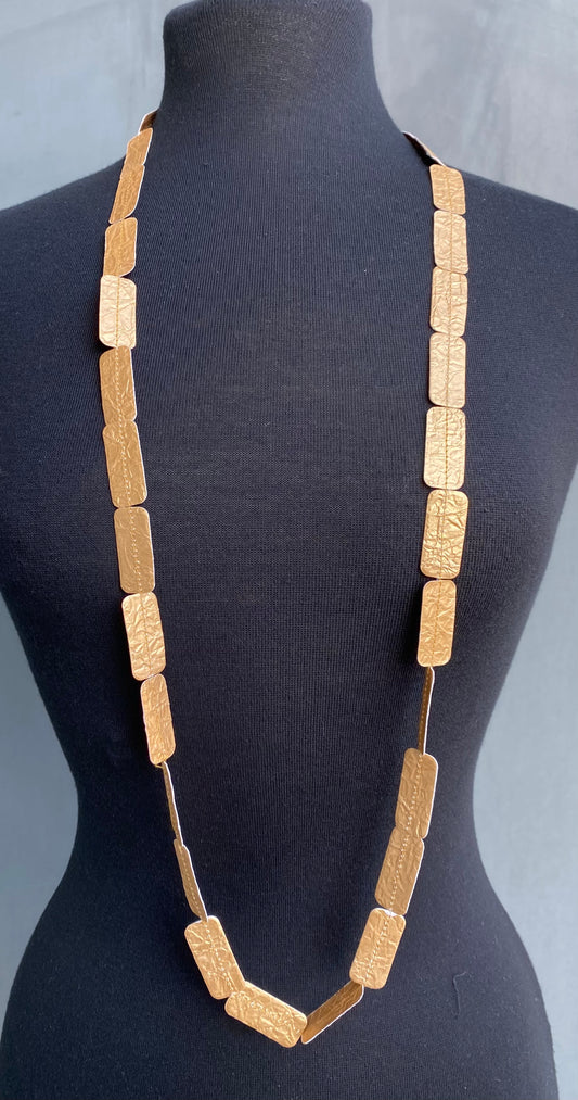 Gold Paper Necklace