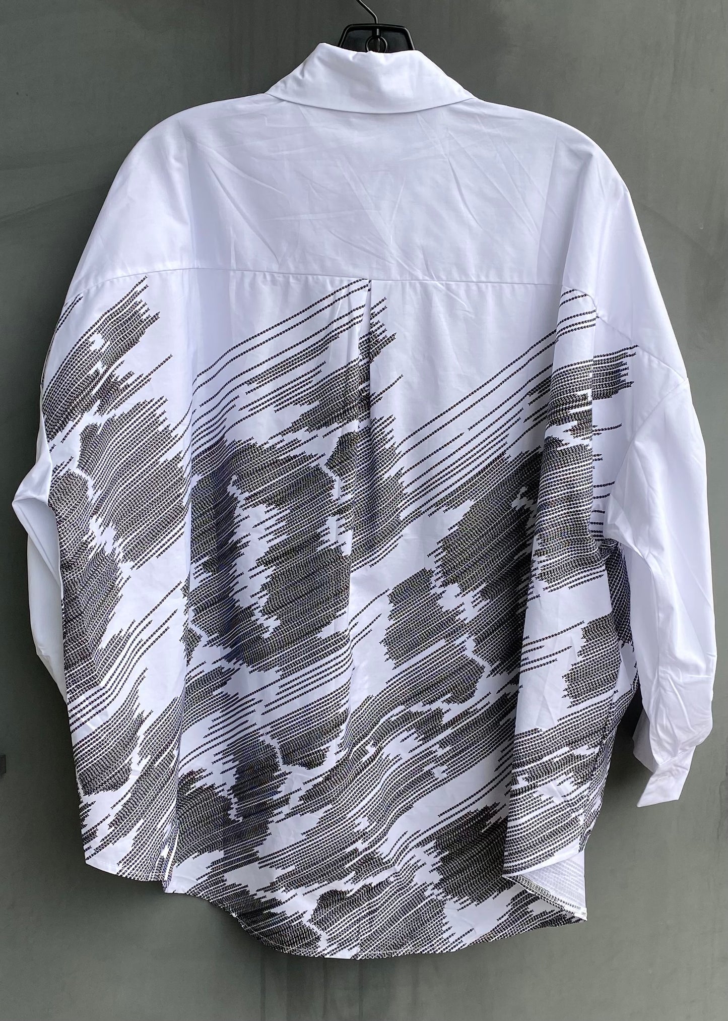 Shirt • White black Print